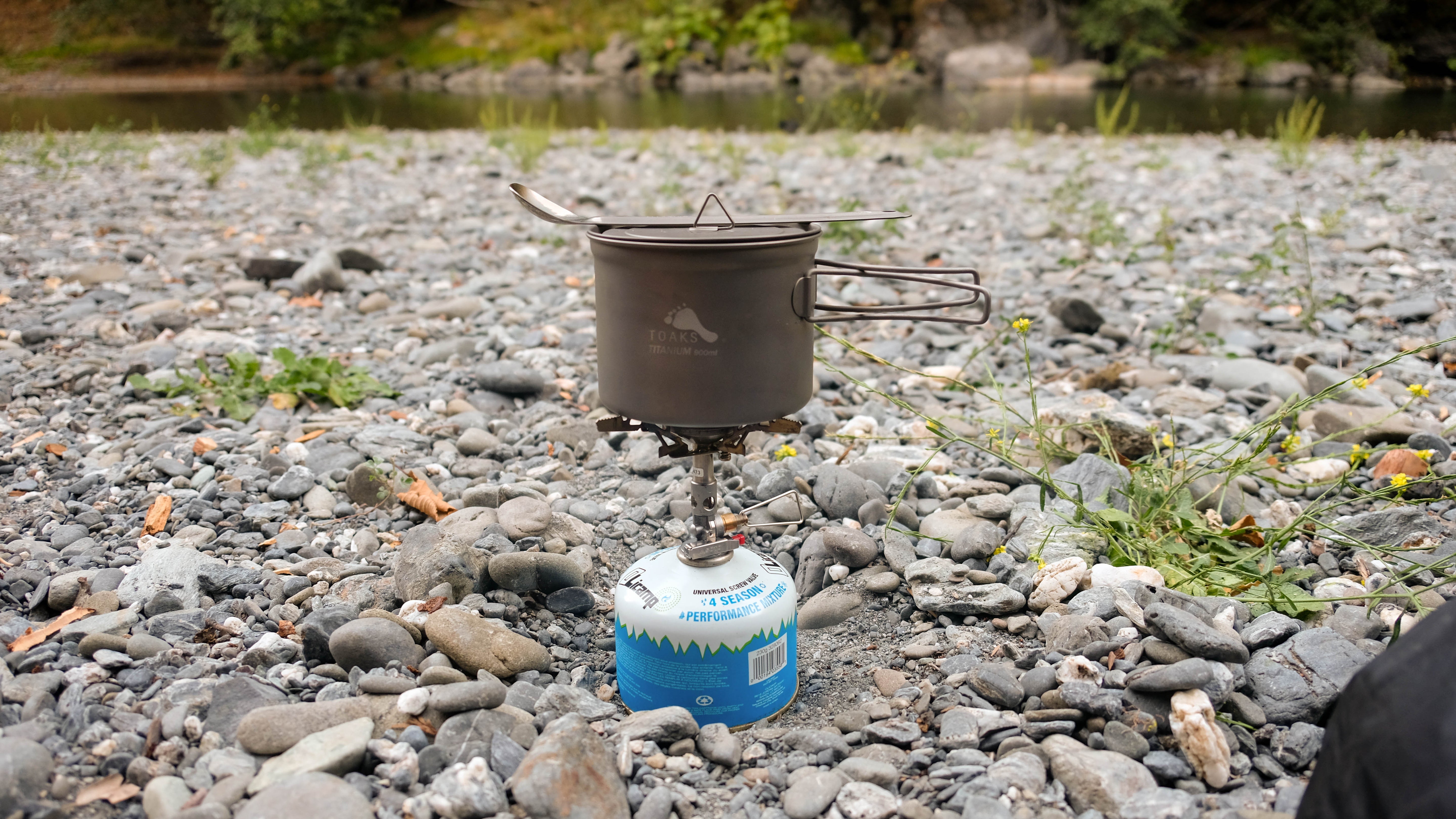 Toaks Pot and Spoon Ultralight Titanium Cookware