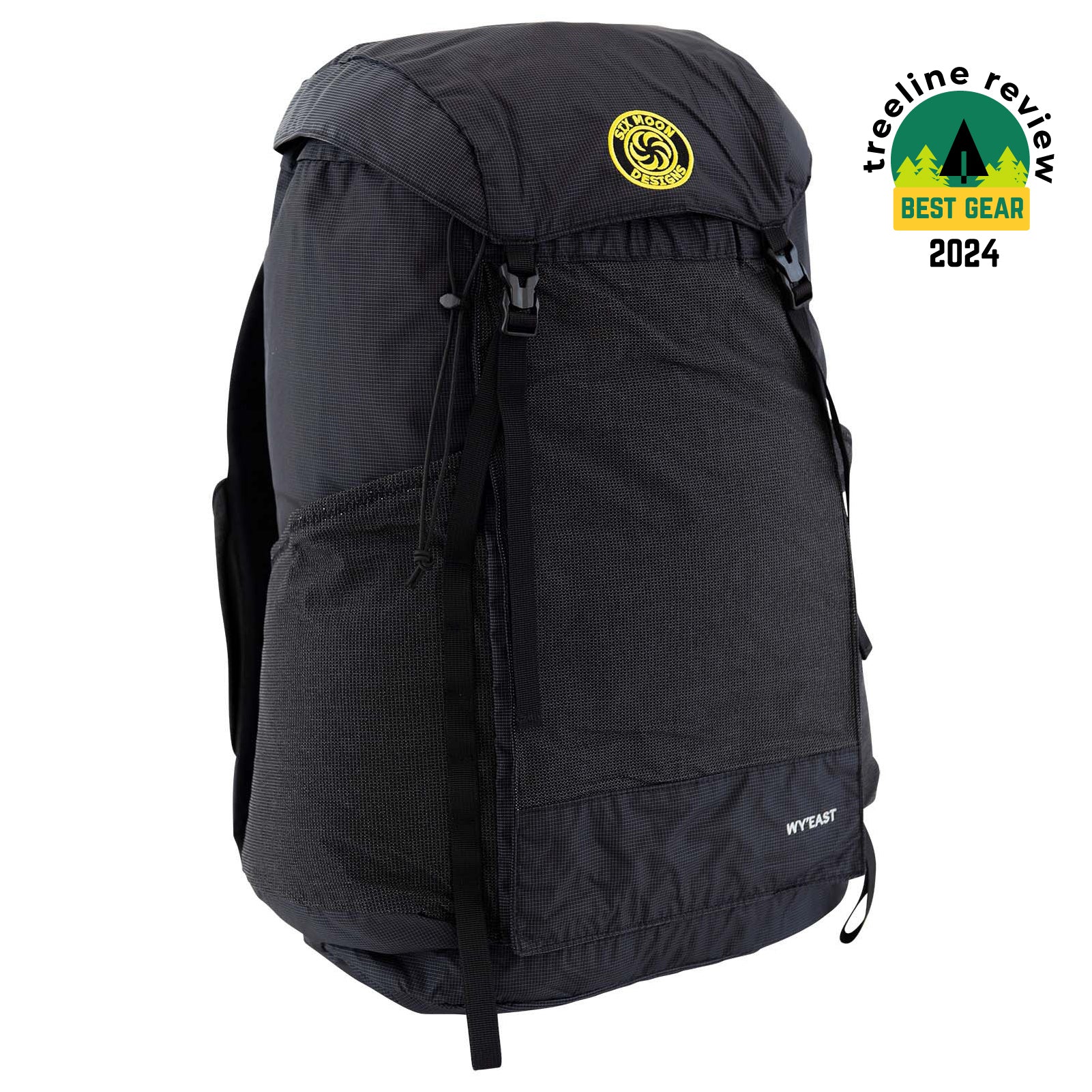 SMD Wy'East backpack in Black Robic on a white background