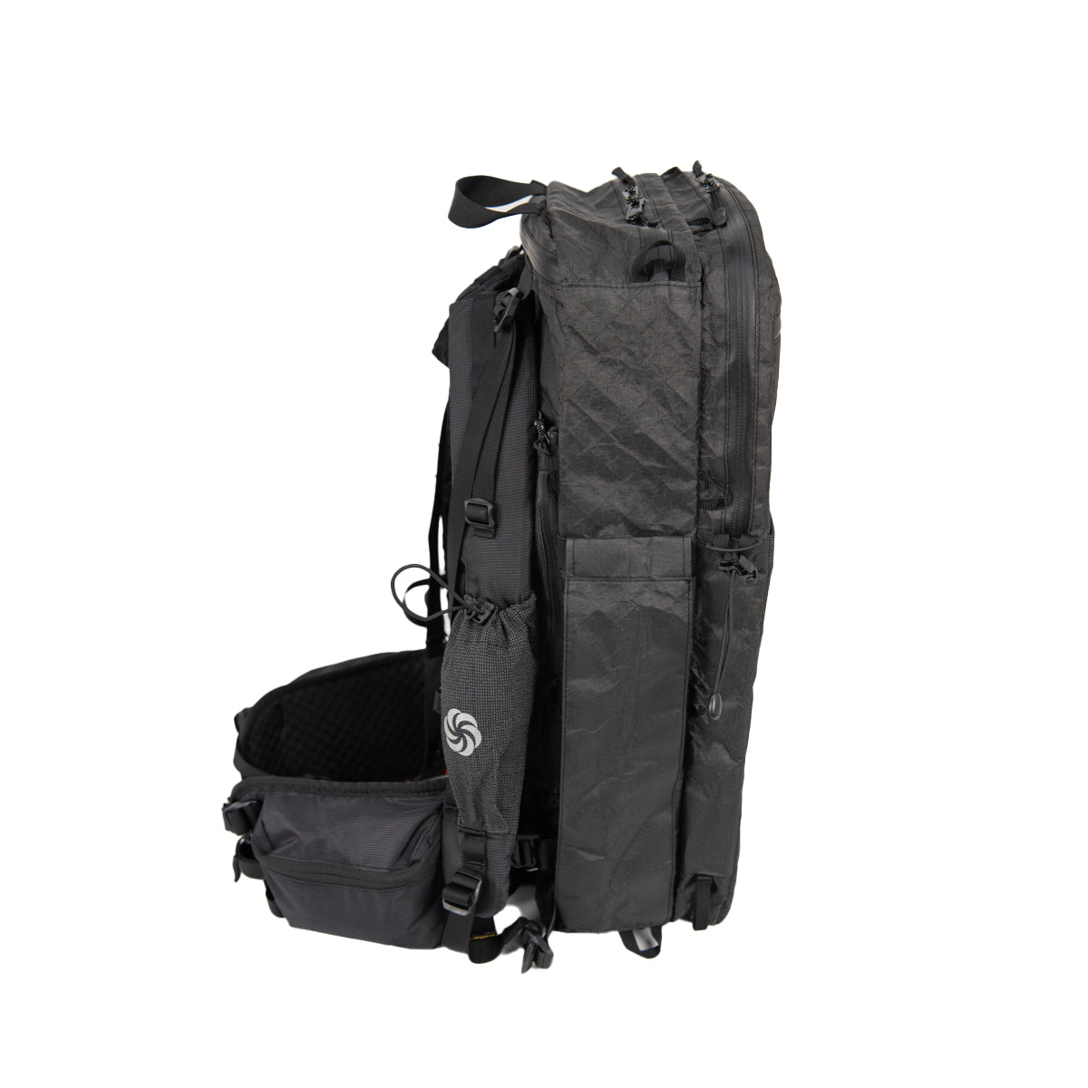 SMD ADC Ultra left side also showing shoulder straps and hip belt on a white background