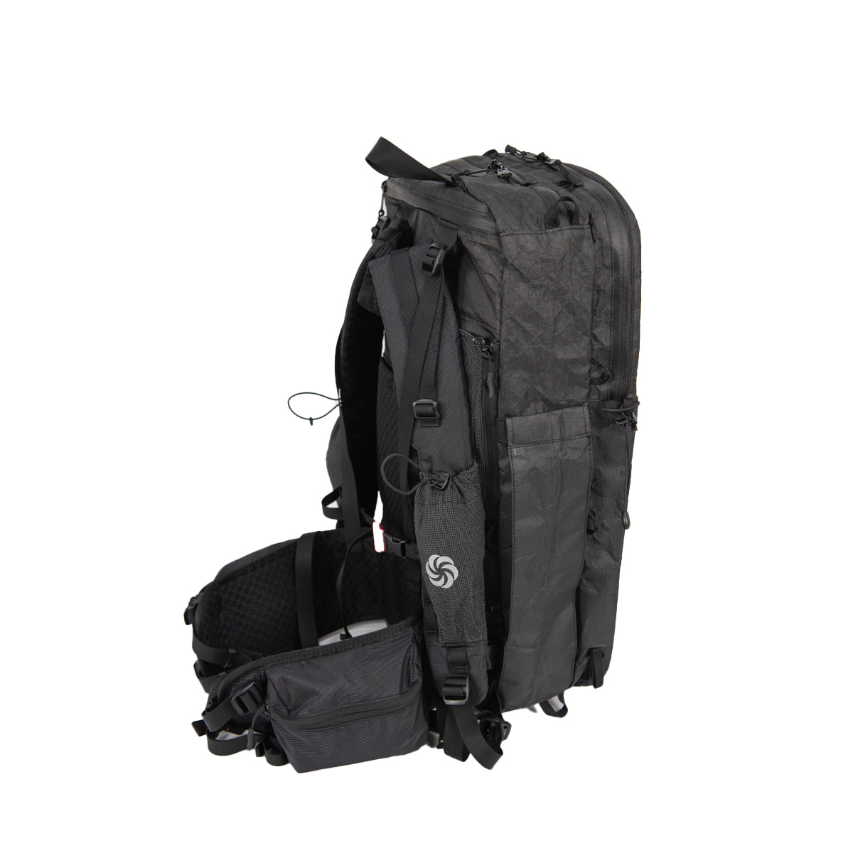 SMD ADC Ultra left side also showing shoulder straps and hip belt on a white background