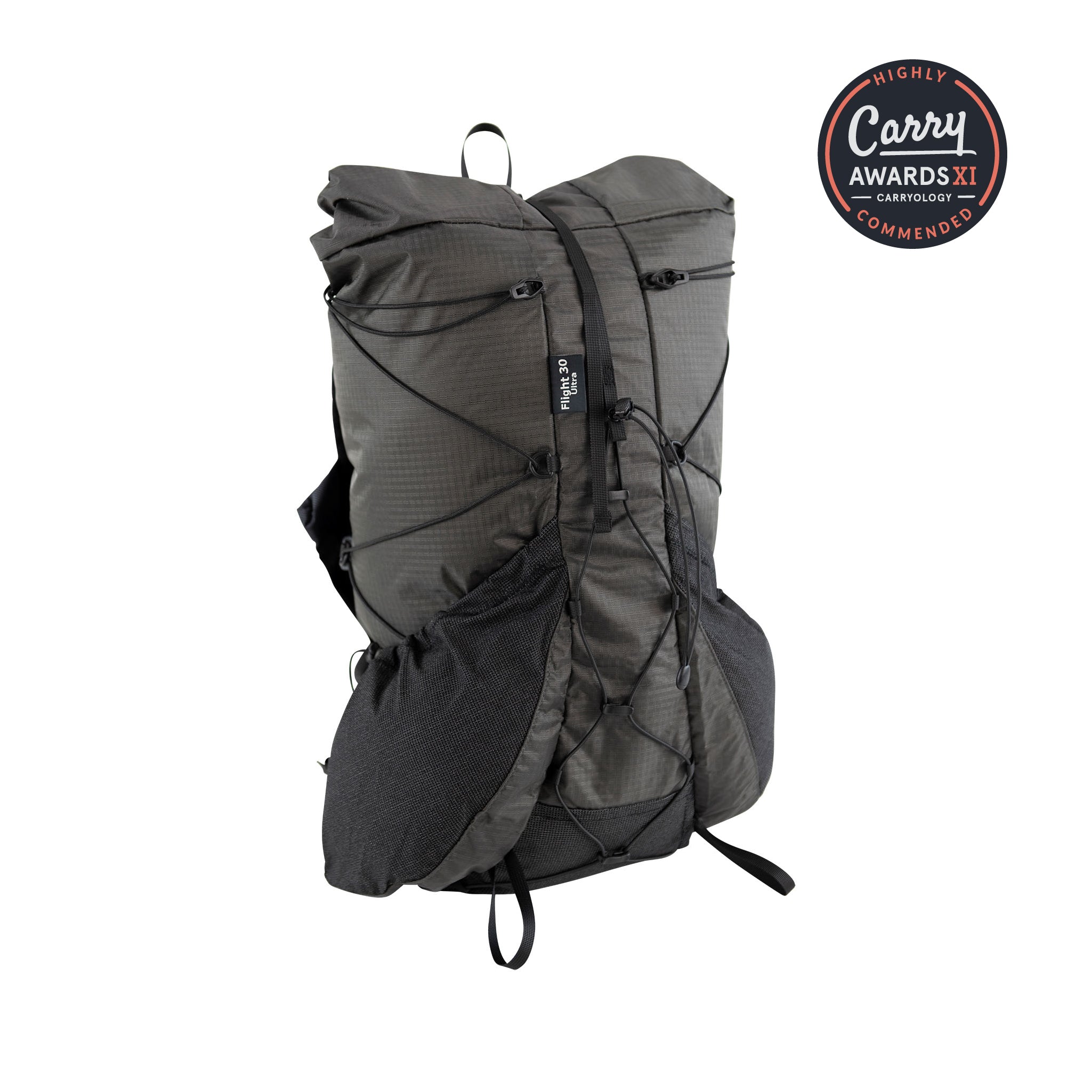 Flight 30 backpack robic gray on a white background