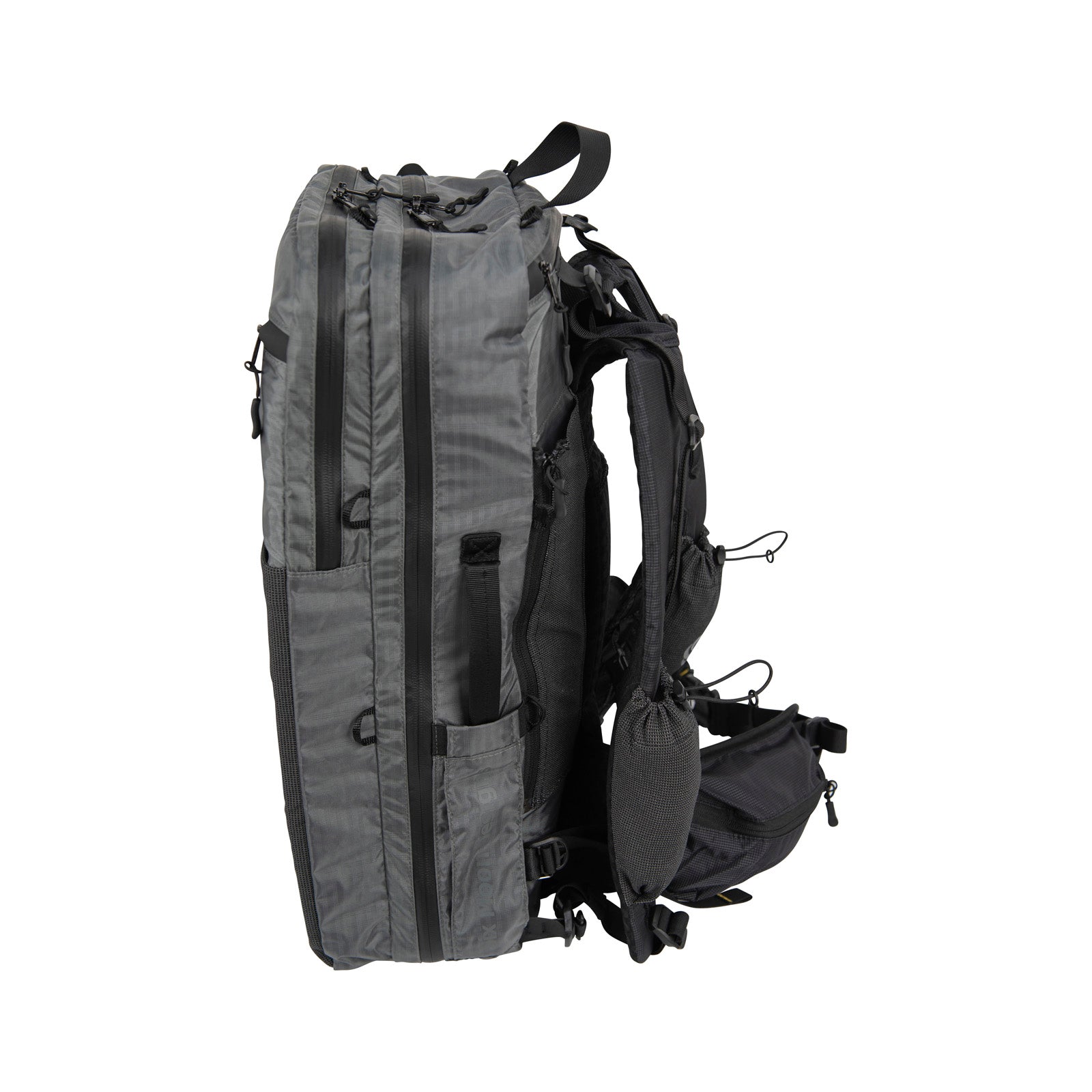 ADC Backpack in robic gray showing right side on a white background