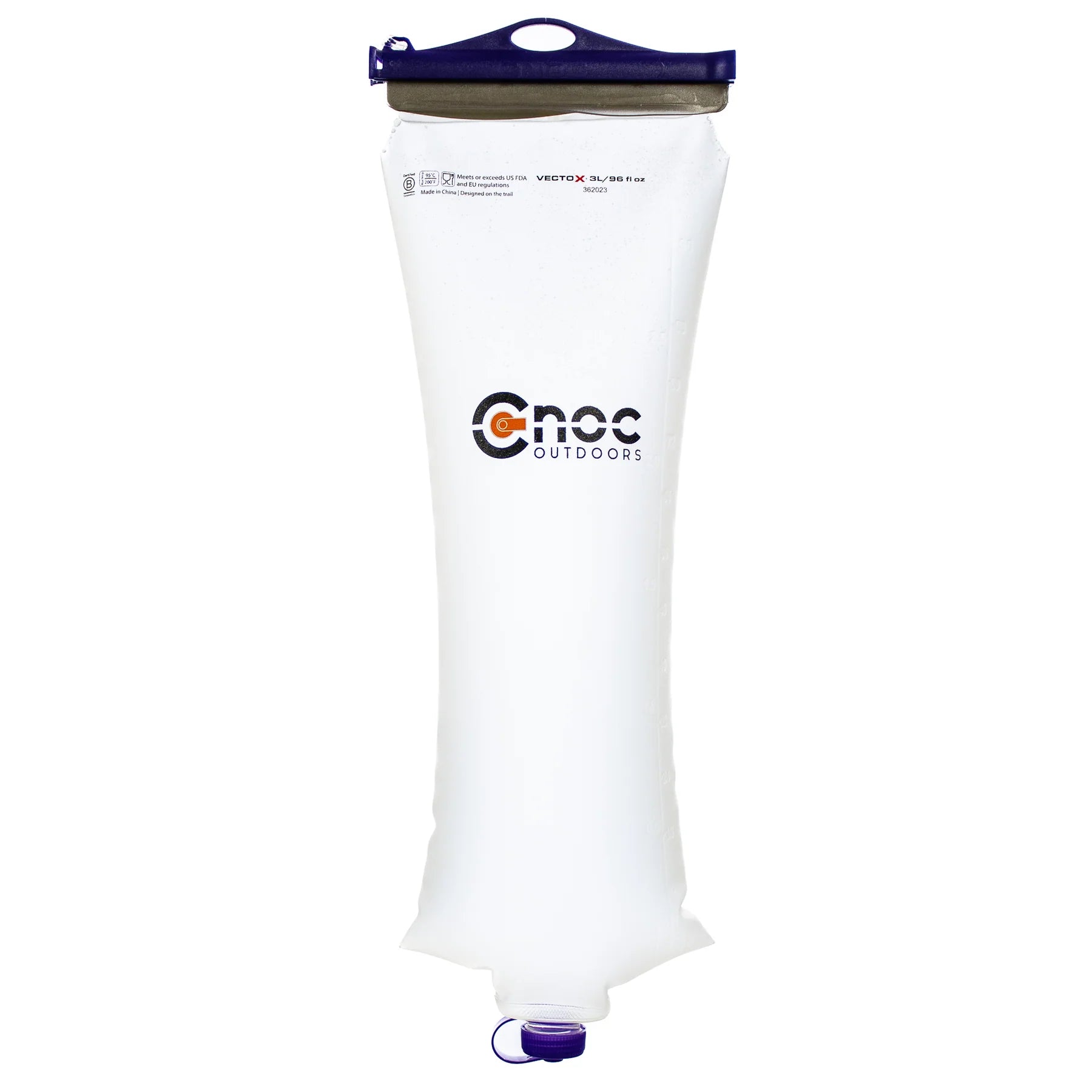 Cnoc Vecto X 3L full product with purple lid with a white background