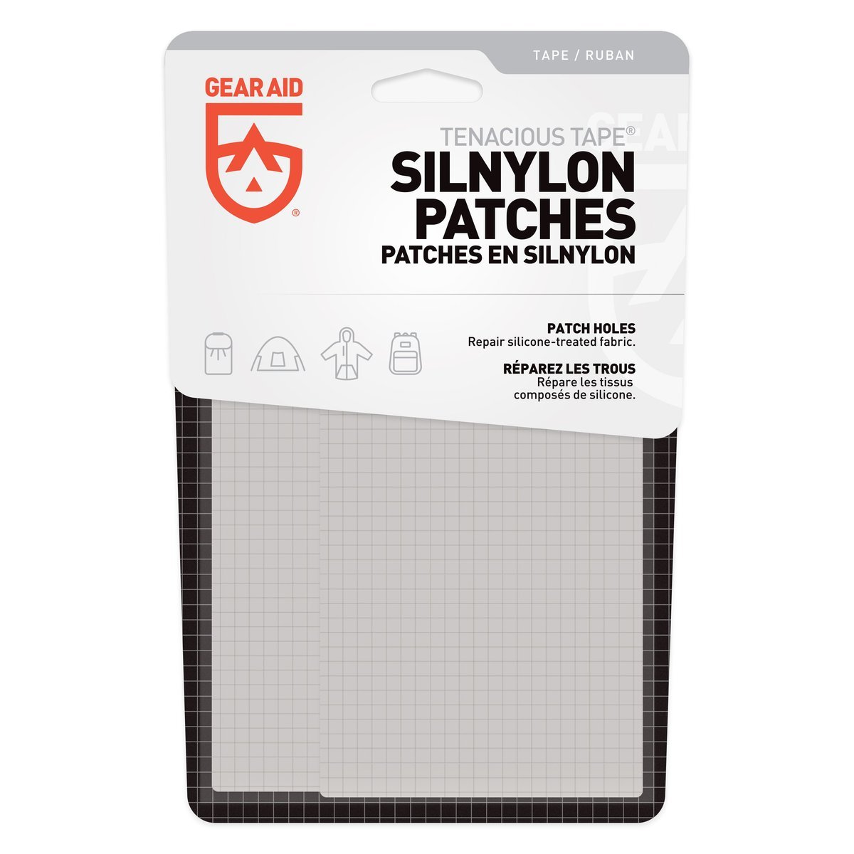 Tenacious Tape Silnylon Patches packaging