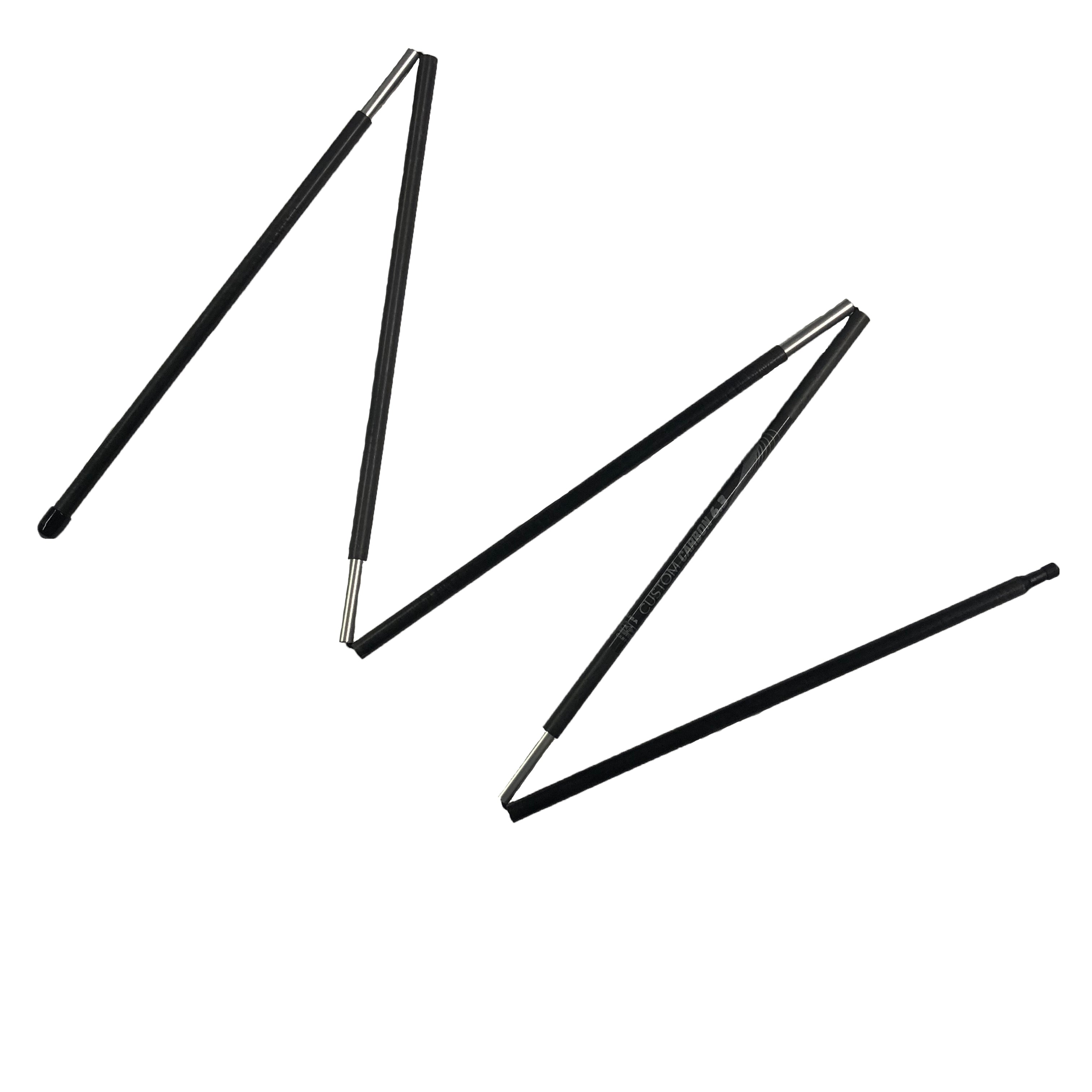 5 piece 45" Carbon Fiber Tent Pole collapsed down
