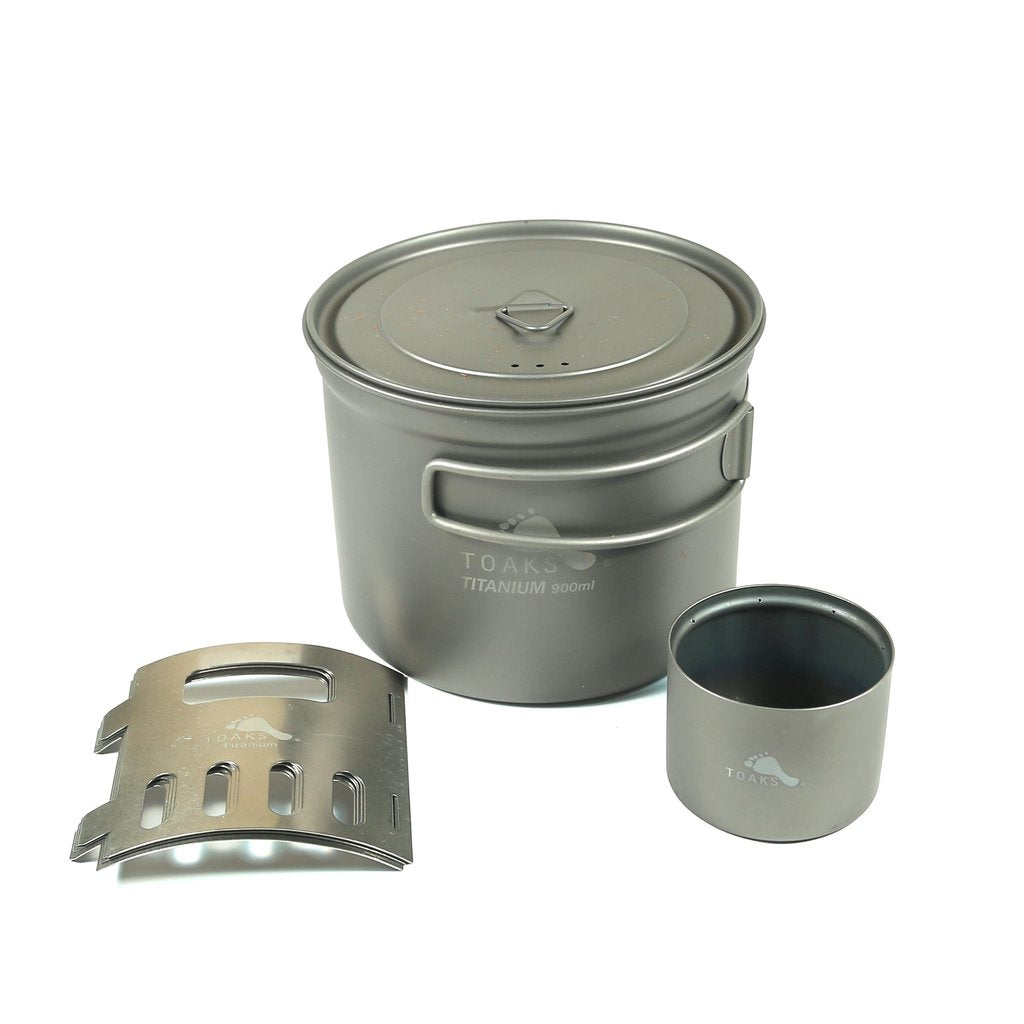 Titanium Alcohol Stove and 900ml Pot Cook System - view 2