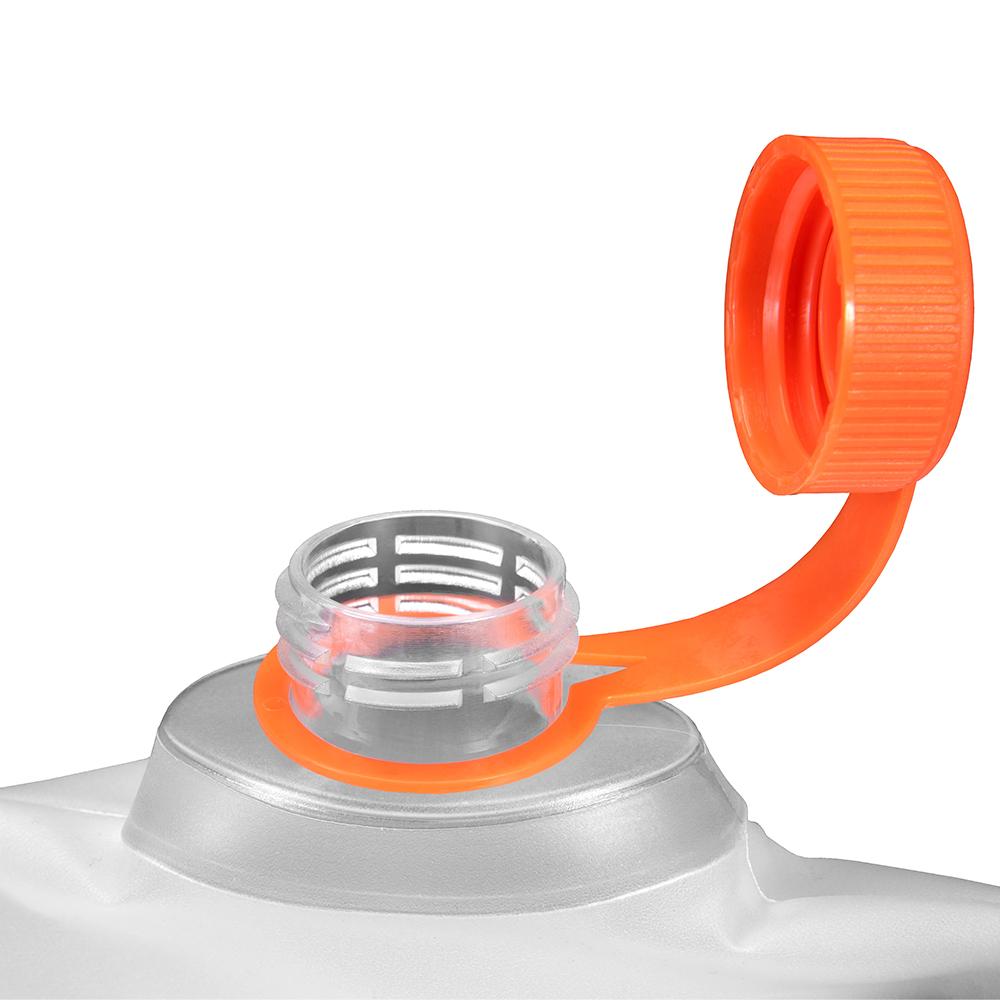 Orange CNOC Vecto Water Container - Lid Closure on a white background