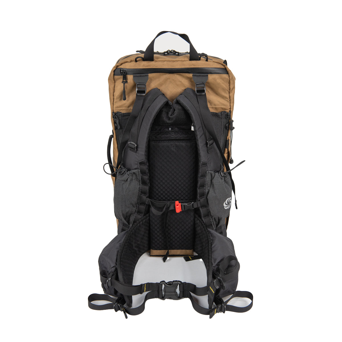 ADC Coyote Brown showing shoulder straps on a white background