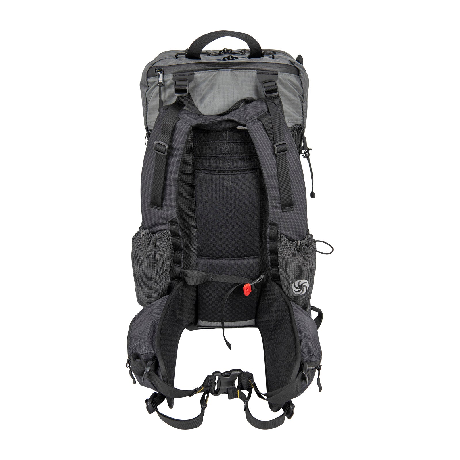 ADC Backpack in Robic Gray showing straps on a white background
