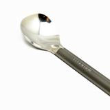 Titanium Long Handle Spoon with Polished Bowl - view 2