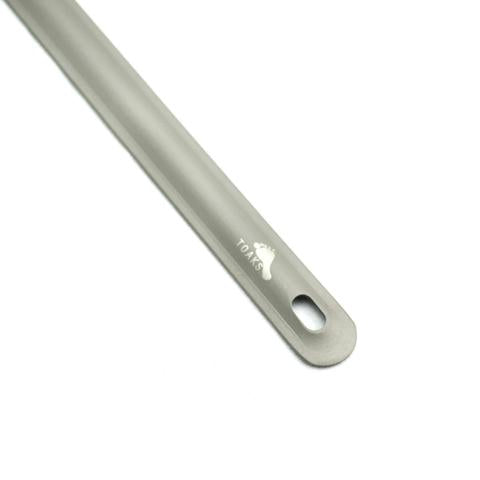 Titanium Long Handle Spork detail