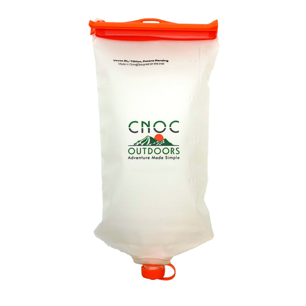 Orange CNOC Vecto Water Container - 2L on a white background